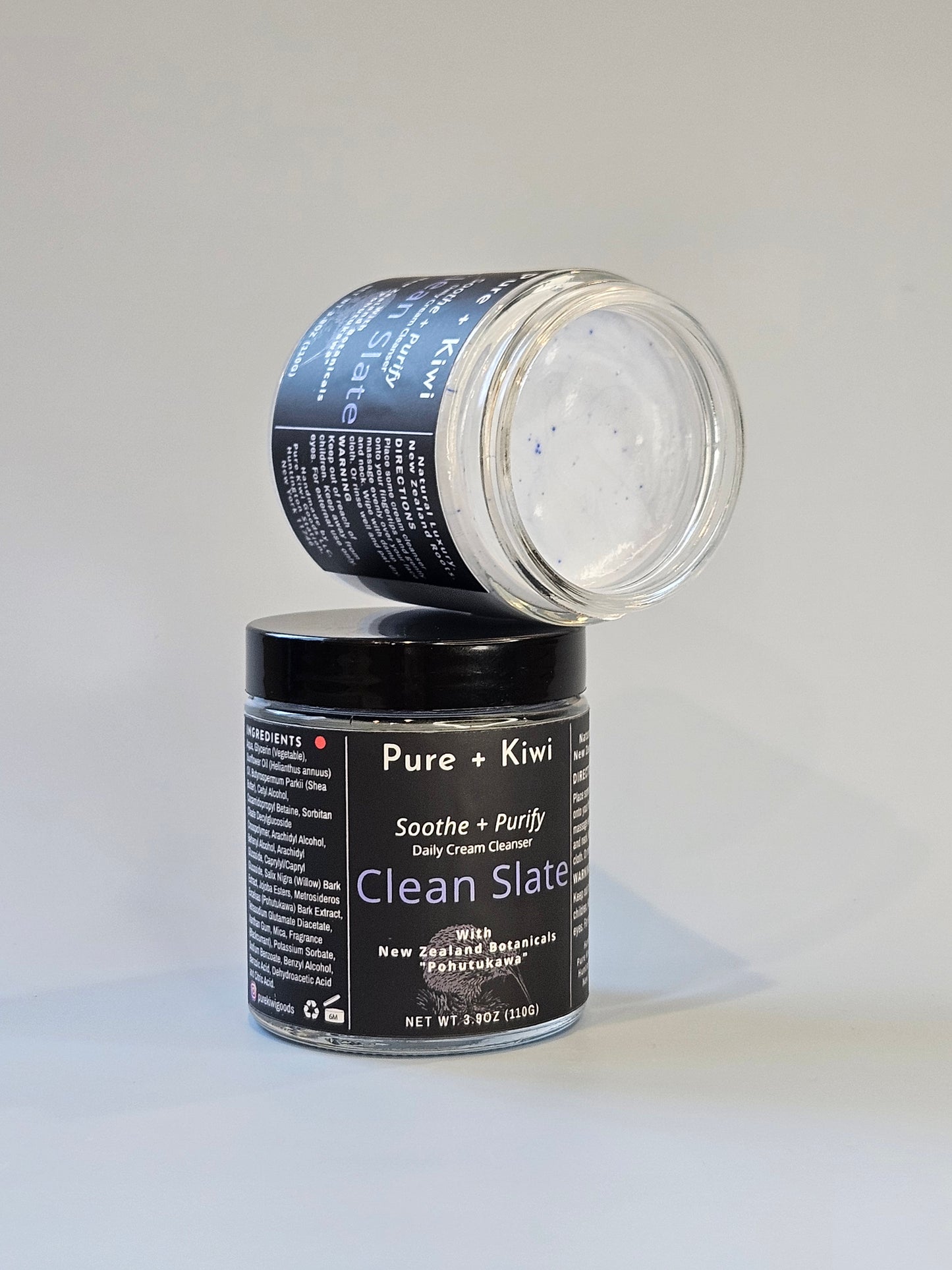 CLEAN SLATE - Cream Cleanser - Pohutukawa + Willow Bark (BHA) + Shea Butter