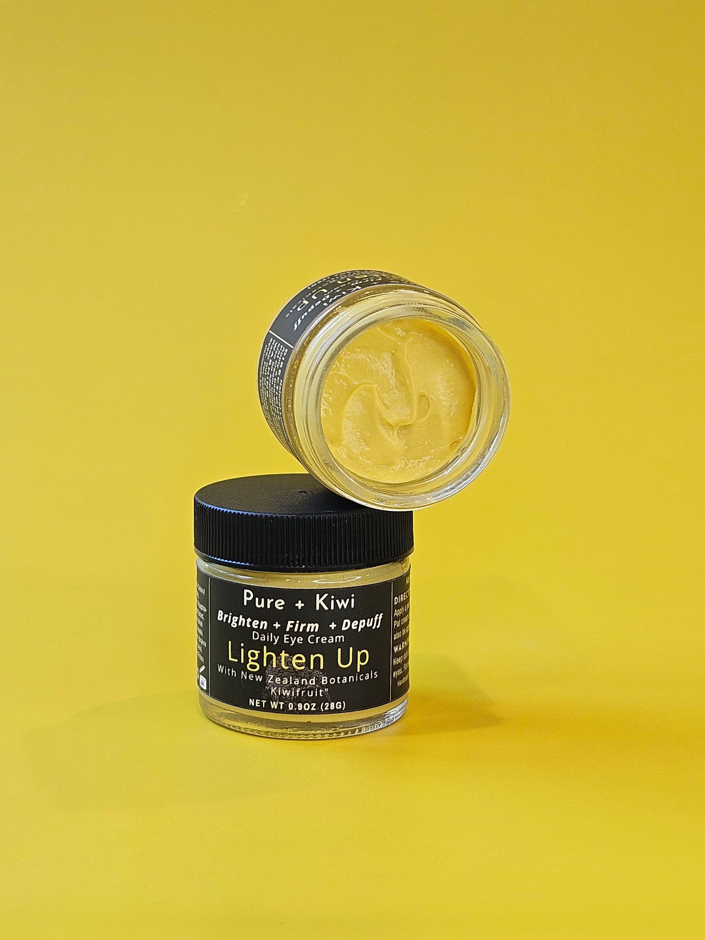 LIGHTEN UP – Kiwifruit + Peptide + Coffee Eye Cream | Reduces Dark Circles for Sensitive Skin