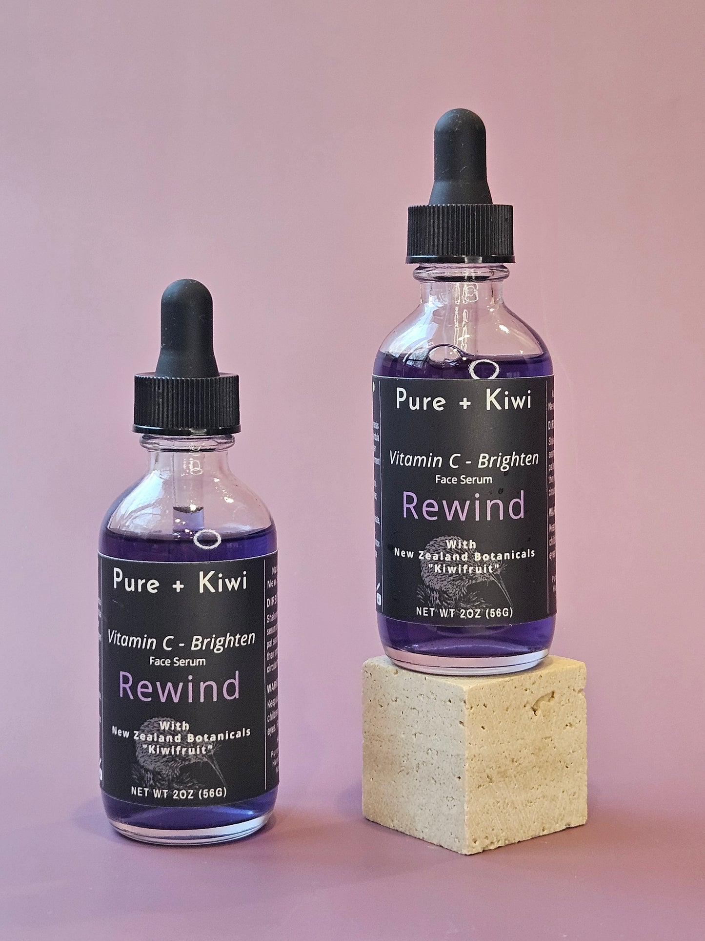 REWIND – Gentle Brightening Vitamin C Serum - For Sensitive Skin