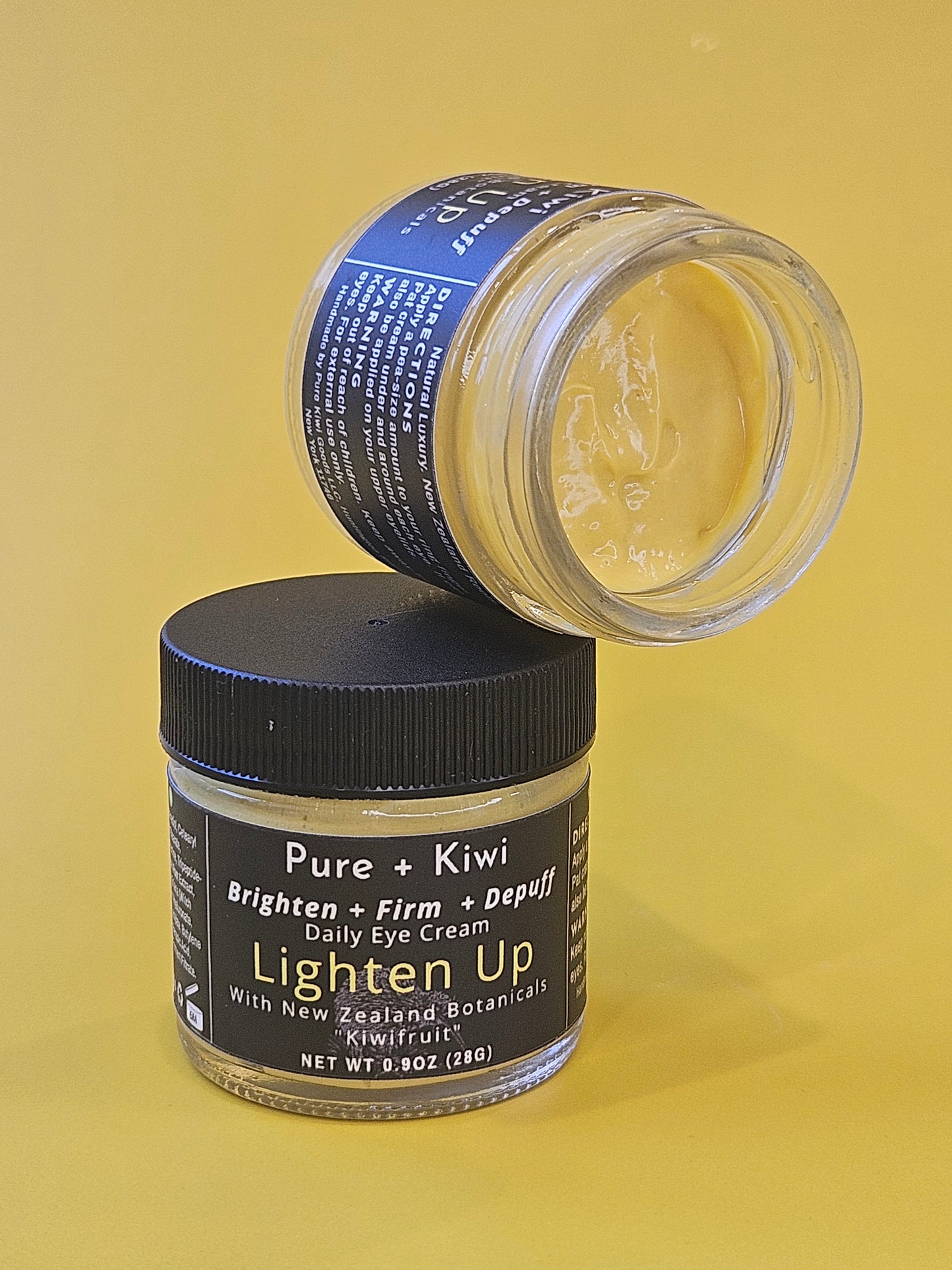 LIGHTEN UP – Kiwifruit + Peptide + Coffee Eye Cream | Reduces Dark Circles for Sensitive Skin