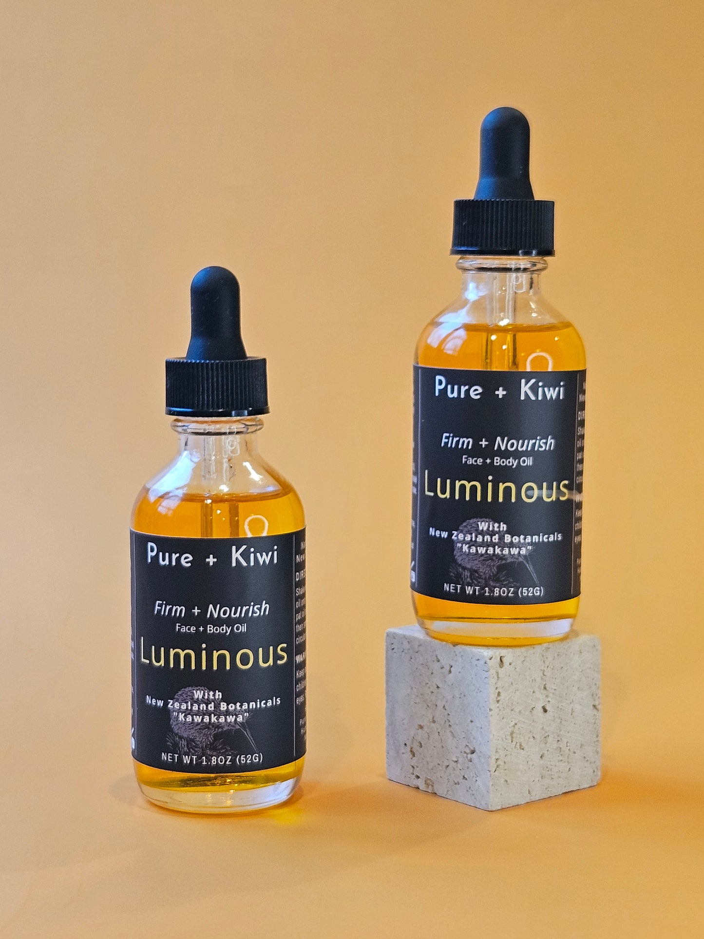 LUMINOUS – Bio-Retinol + Green Tea Overnight Recovery Oil | For Stressed & Uneven Skin