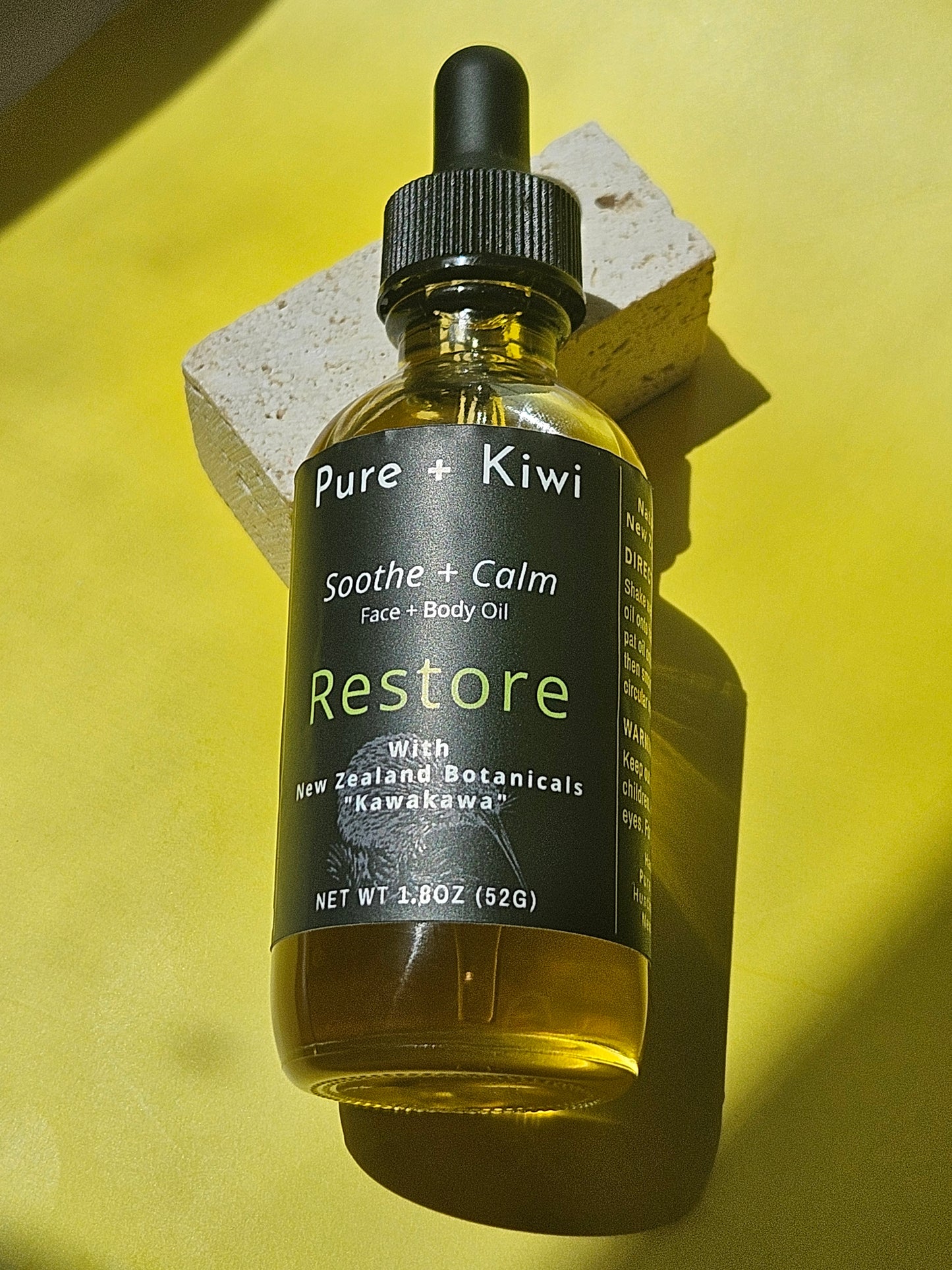 RESTORE - Soothe + Calm Oil - Hemp + Borage + Raspberry + Rosehip