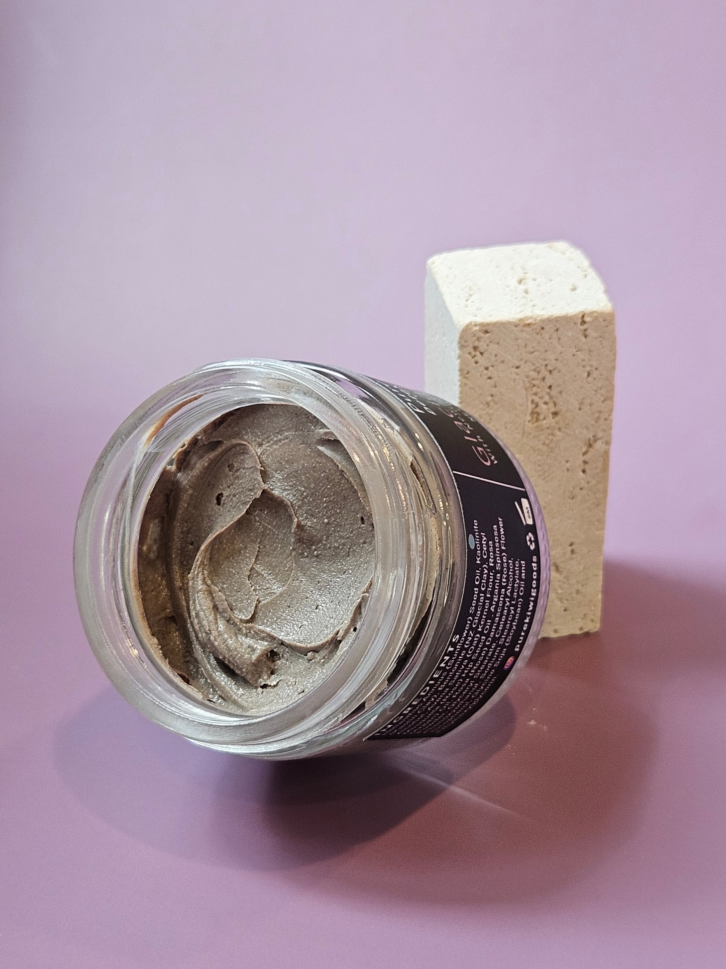 GLACIAL BLOOM - Detox + Clarify Mask - Glacial Clay + Argan + Rosehip