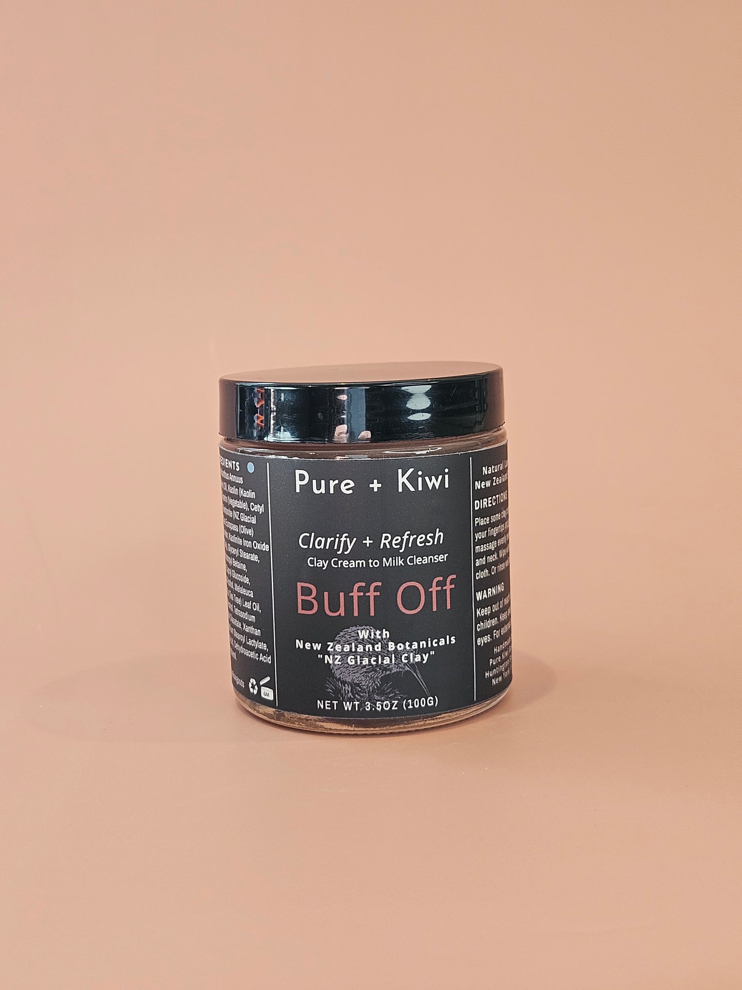 BUFF OFF - Glacial Clay + Oat Cream Cleanser | For Mild Detox of Impurities