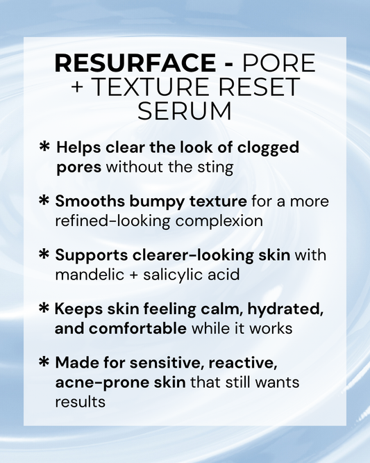 RESURFACE - Pore + Texture Reset Serum (Acne-Prone + Clogged Pores)