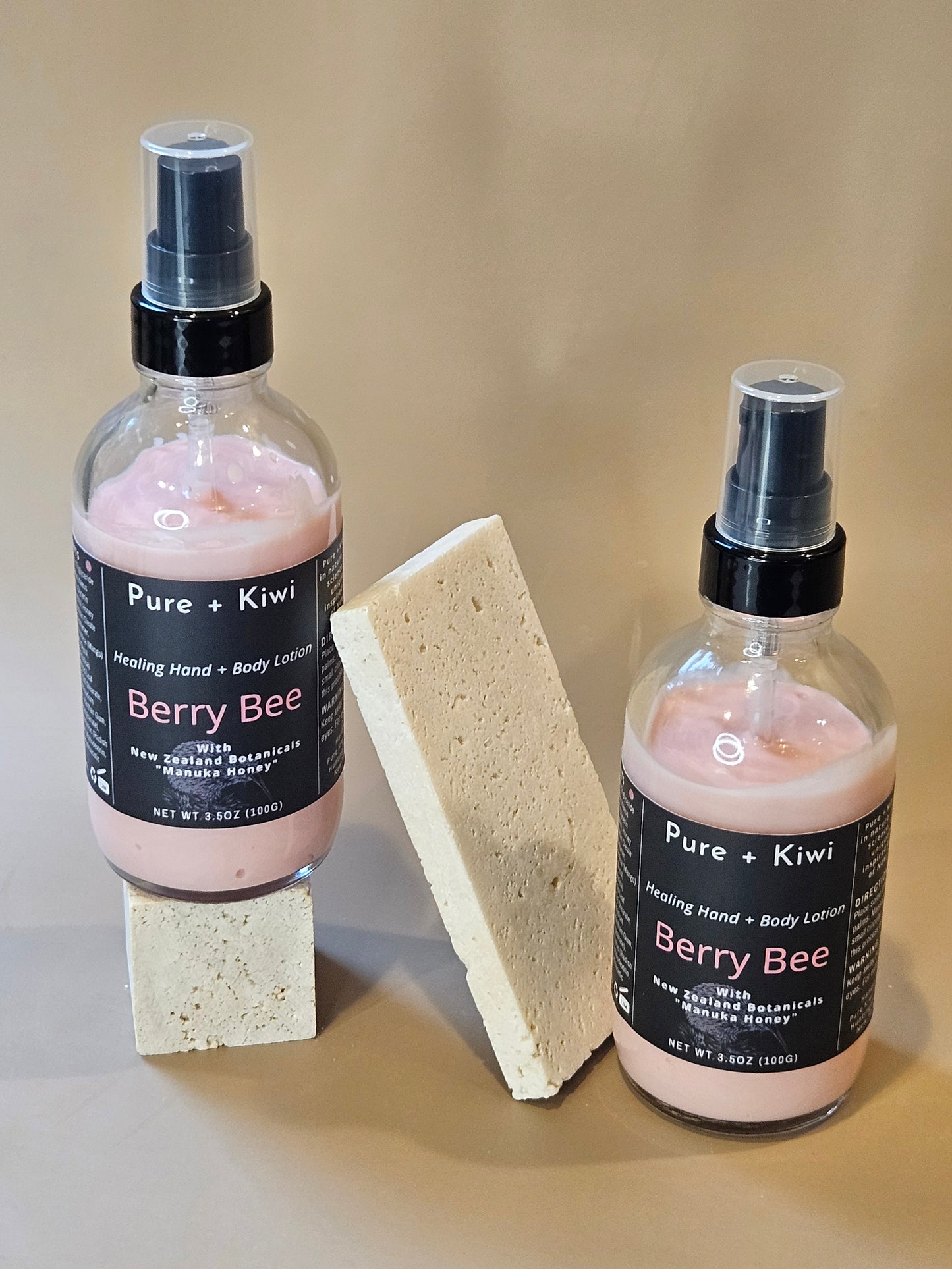 BERRY BEE - Healing Lotion - Manuka Honey + Gotu Kola