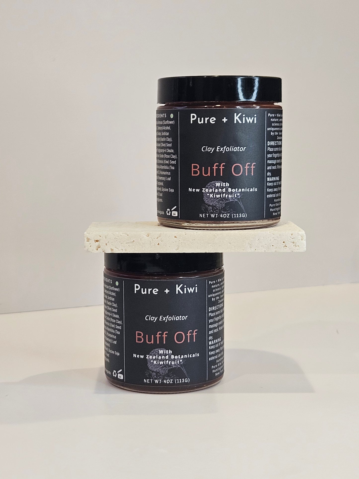 BUFF OFF - Balm to Milk Cleanser - Kiwifruit + Rose Clay + Tea Tree + Olive Seed