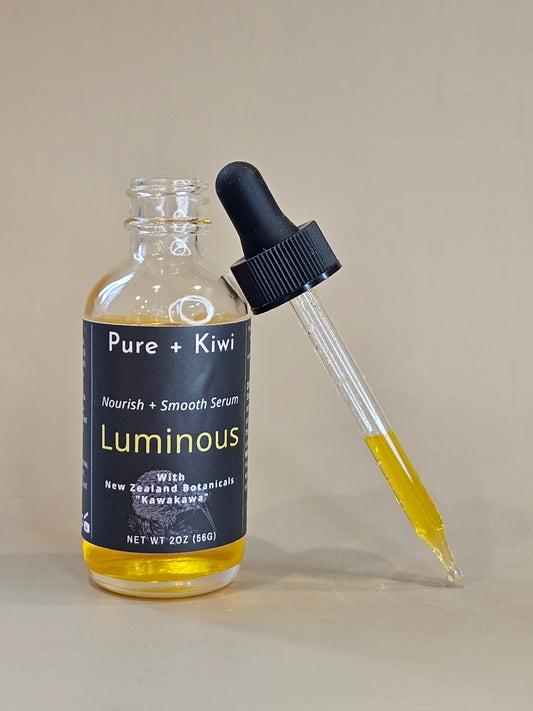 LUMINOUS - Retinol Alternative Serum - Kawakawa  + Sea Buckthorn + Pomegranate