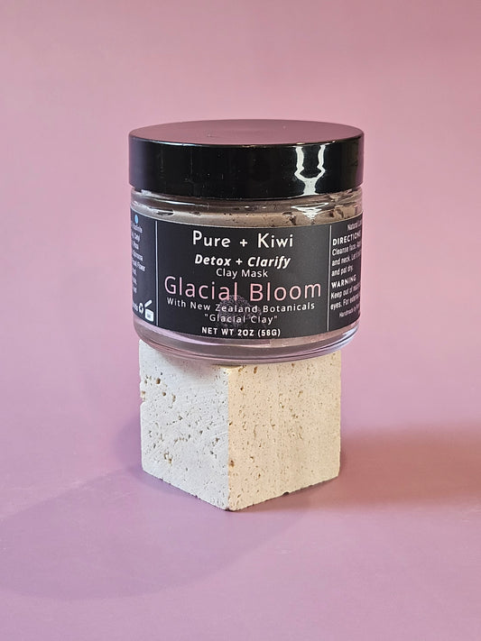 GLACIAL BLOOM - Detox + Clarify Mask - Glacial Clay + Argan + Rosehip