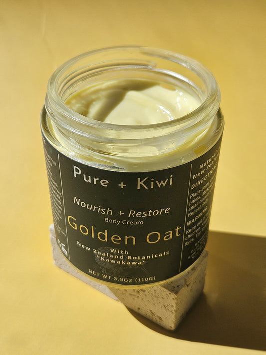 GOLDEN OAT - Olive Oil, Kokum Butter & Hyaluronic Acid Cream - for dry & irritated skin