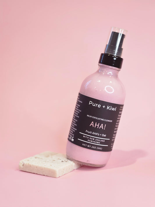 AHA! Apple + Oat Milky Probiotic Cleanser | For Clear Pores + Dull Skin
