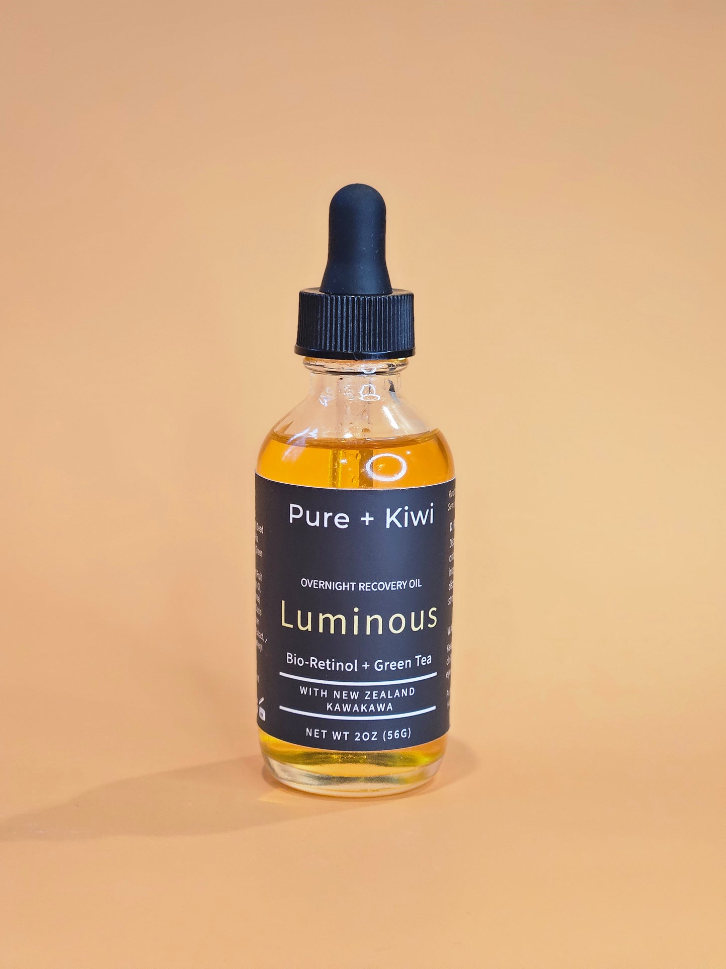 LUMINOUS – Bio-Retinol + Green Tea Overnight Recovery Oil | For Stressed & Uneven Skin