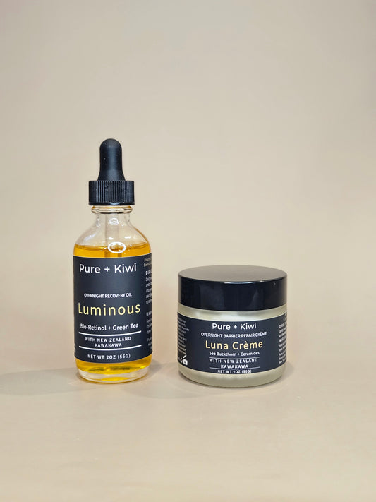 Overnight Calm + Glow Repair Set - Bakuchiol Retinol Alternative