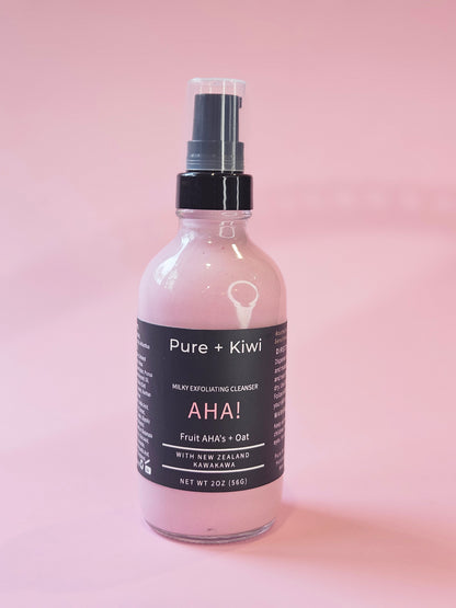 AHA! Apple + Oat Milky Probiotic Cleanser | For Clear Pores + Dull Skin
