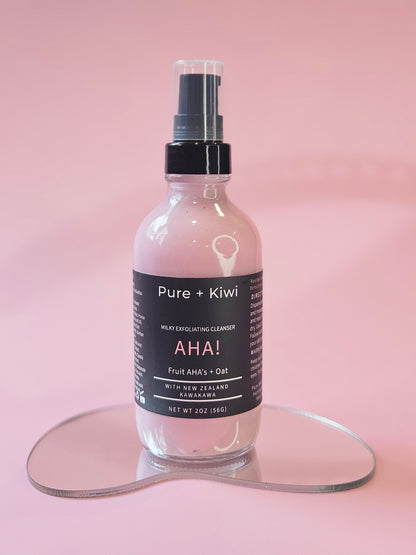 AHA! Apple + Oat Milky Probiotic Cleanser | For Clear Pores + Dull Skin