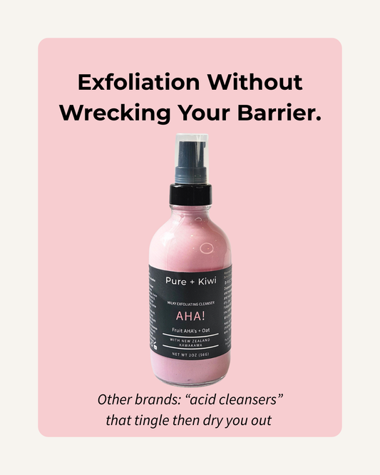 AHA! - Sensitive-Safe Exfoliating Milky Cleanser