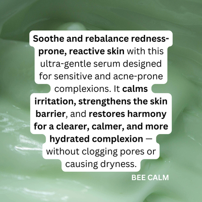 BEE CALM – Probiotic & Manuka Balance Serum | For Breakouts + Hormonal Balance