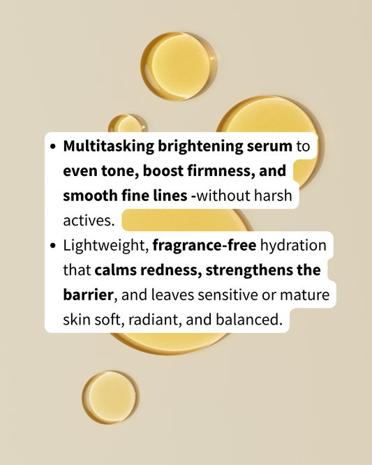 BLOOM LIFT – Brightening + Firming Serum | For Sensitive Skin