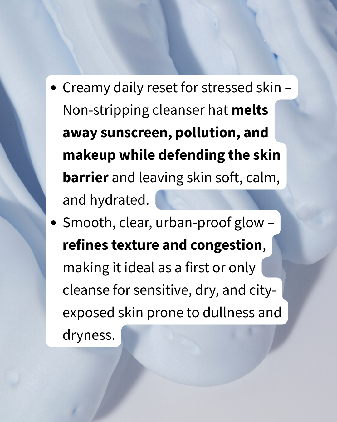 CLEAN SLATE – Anti-Pollution Cream Cleanser | Hydrate + Purify