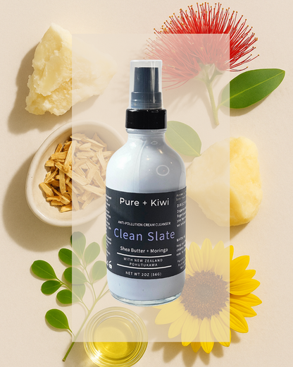 CLEAN SLATE – Anti-Pollution Cream Cleanser | Hydrate + Purify