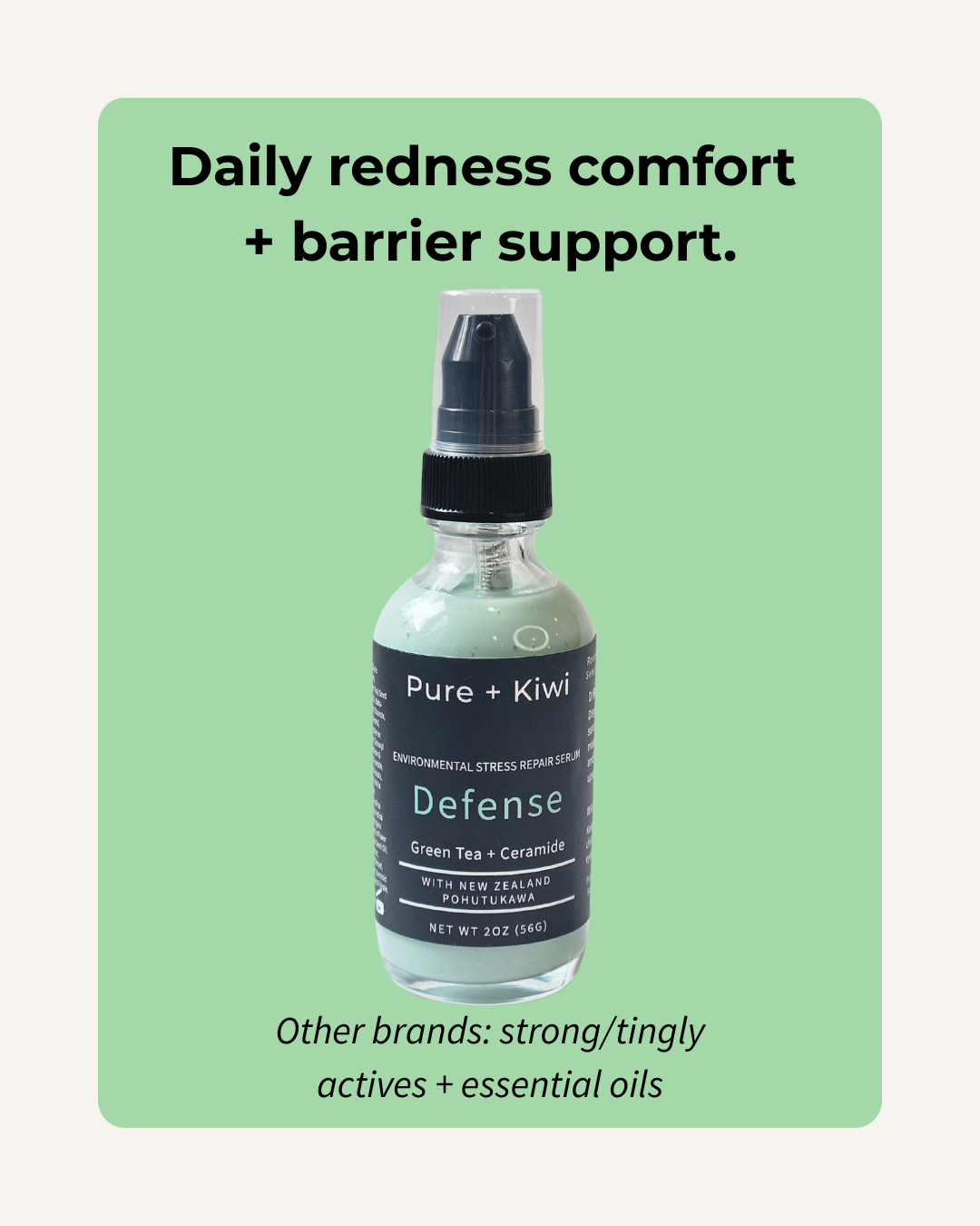 DEFENSE – Barrier Shield Serum (Reactive + Eczema-Prone Skin)