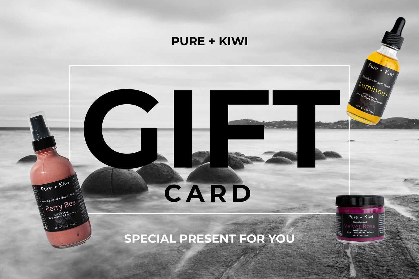Pure + Kiwi Skincare Gift Card