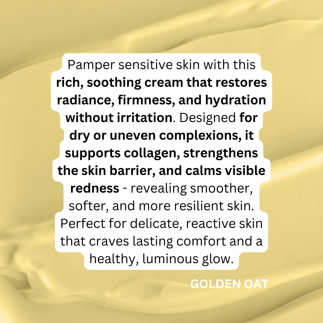GOLDEN OAT - Green Tea & Kokum Body Cream | Hormonal Dryness & Sensitive Skin