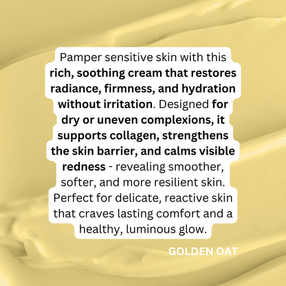 GOLDEN OAT - Green Tea & Kokum Body Cream | Hormonal Dryness & Sensitive Skin