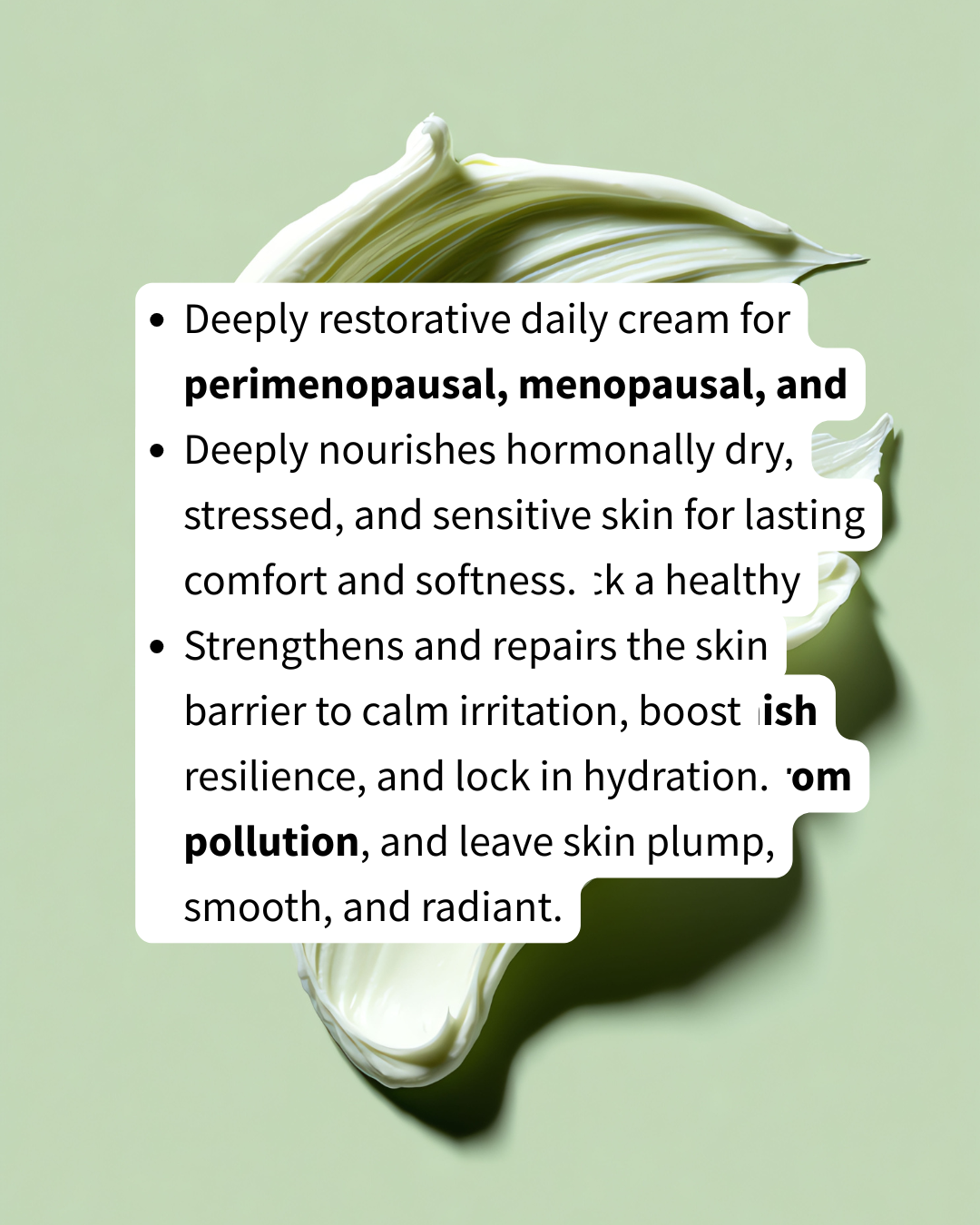 HARMONY CRÈME - Green Tea, Ceramide & CoQ10 Crème  | For Hormonal or Stressed Skin