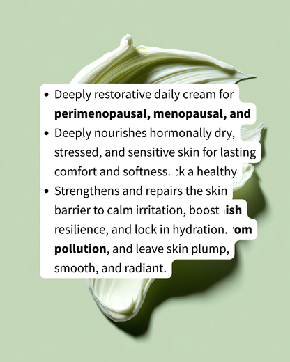 HARMONY CRÈME - Green Tea, Ceramide & CoQ10 Crème  | For Hormonal or Stressed Skin