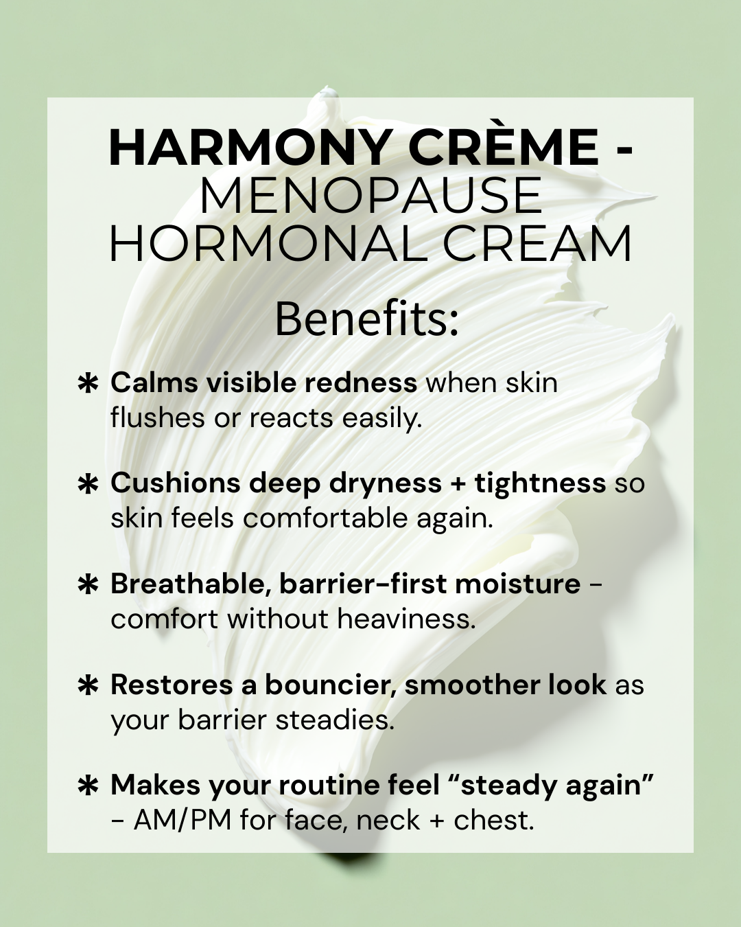 HARMONY CRÈME - Barrier Repair Crème for Hormonal + Sensitive Dry Skin
