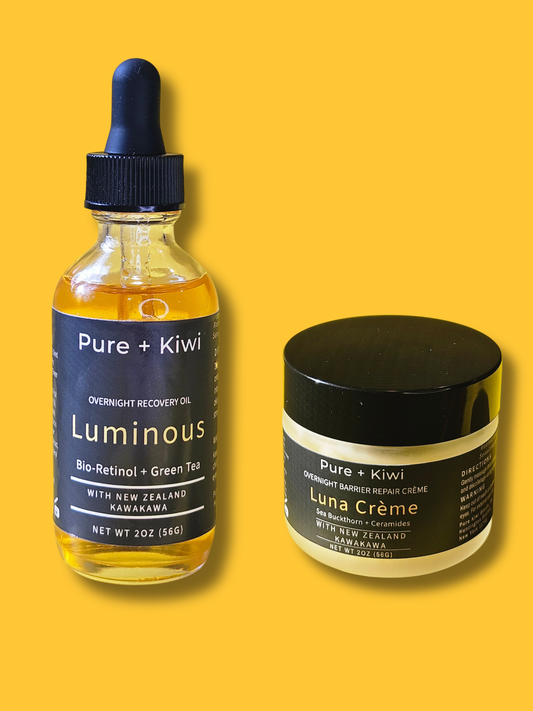 Overnight Calm + Glow Repair Set - Bakuchiol Retinol Alternative