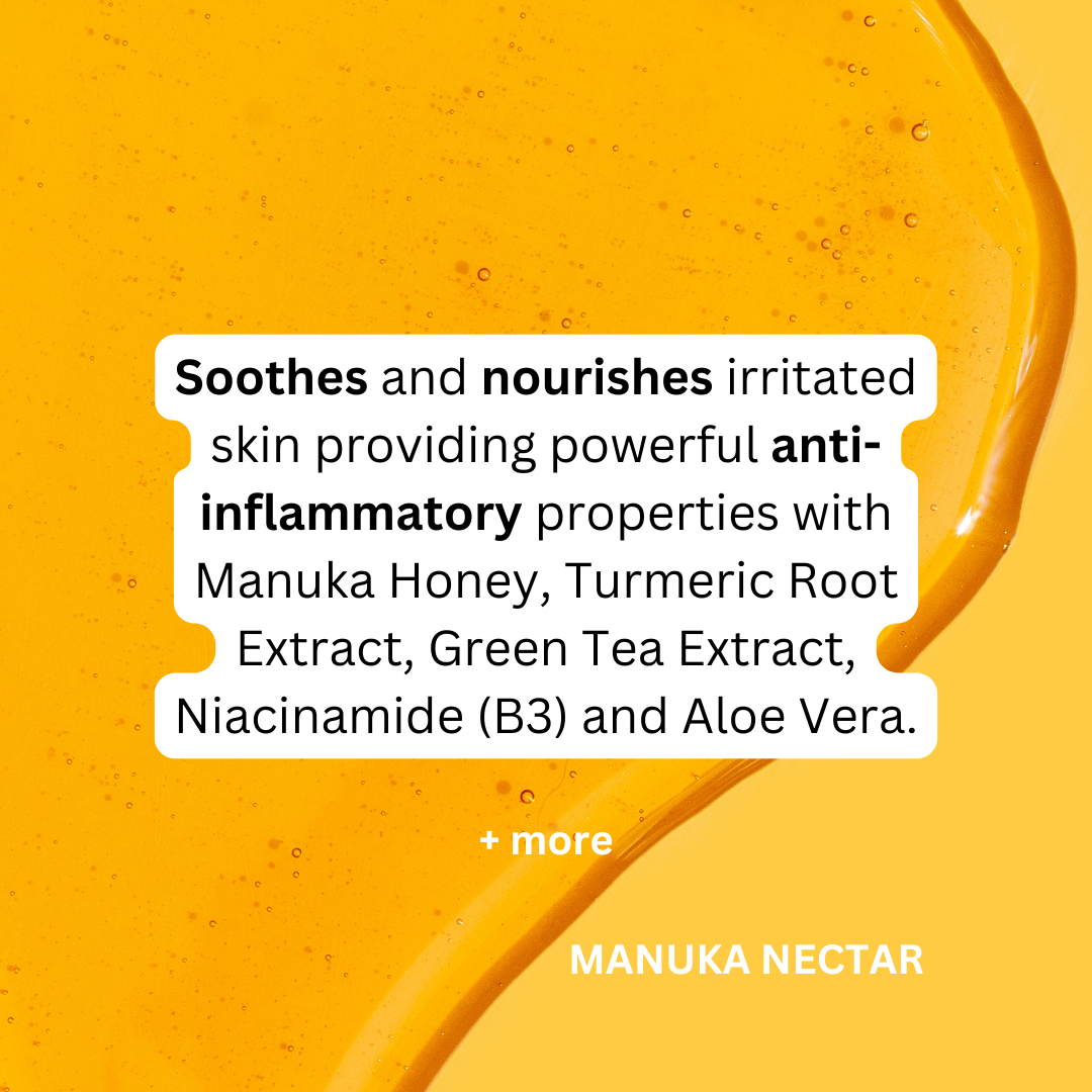 MANUKA NECTAR - Reduce Redness Mask - Manuka Honey + Turmeric + Niacinamide