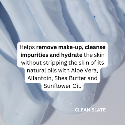 CLEAN SLATE - Cream Cleanser - Pohutukawa +Aloe Vera + Shea Butter