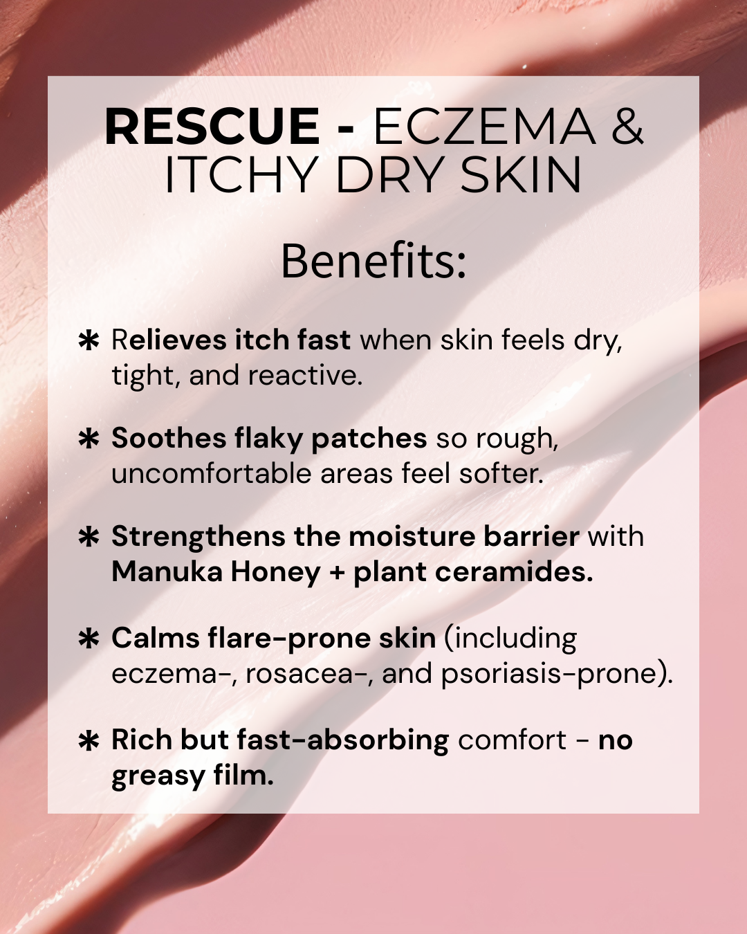RESCUE - Barrier-Repair Body Butter for Eczema-Prone + Reactive Skin