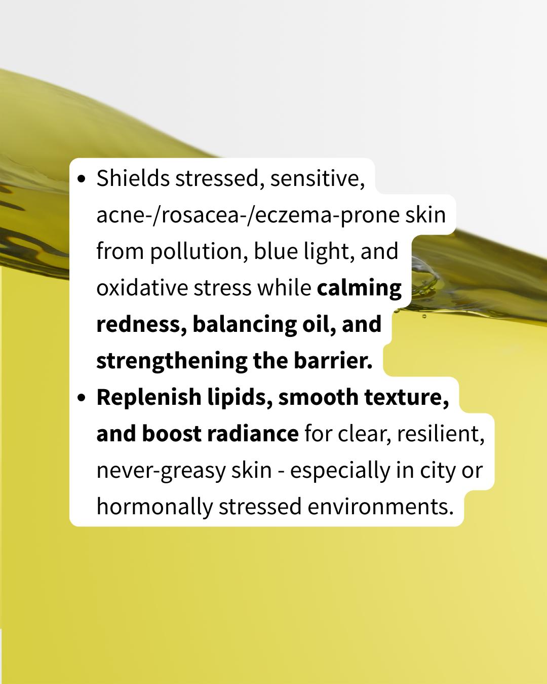 RESTORE – Anti-Inflammatory Barrier Repair Oil| For Acne & Rosacea Prone Skin