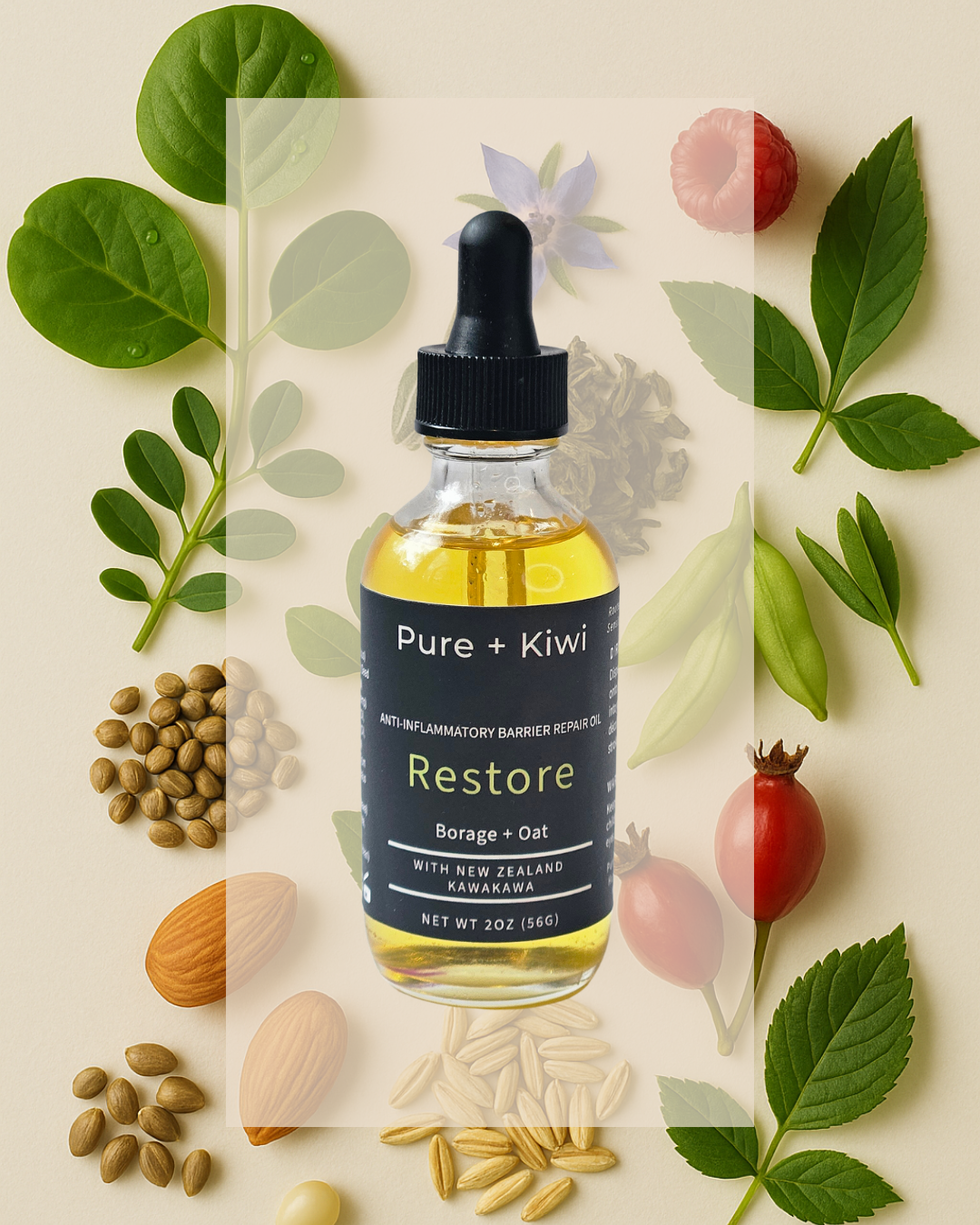 RESTORE – Anti-Inflammatory Barrier Repair Oil| For Acne & Rosacea Prone Skin